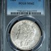 1904 Morgan Silver Dollar MS62 PCGS obverse