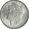 1904 Morgan Silver Dollar MS62 PCGS close up