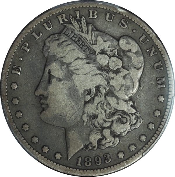 1893-S Morgan Silver Dollar VG08 PCGS obverse