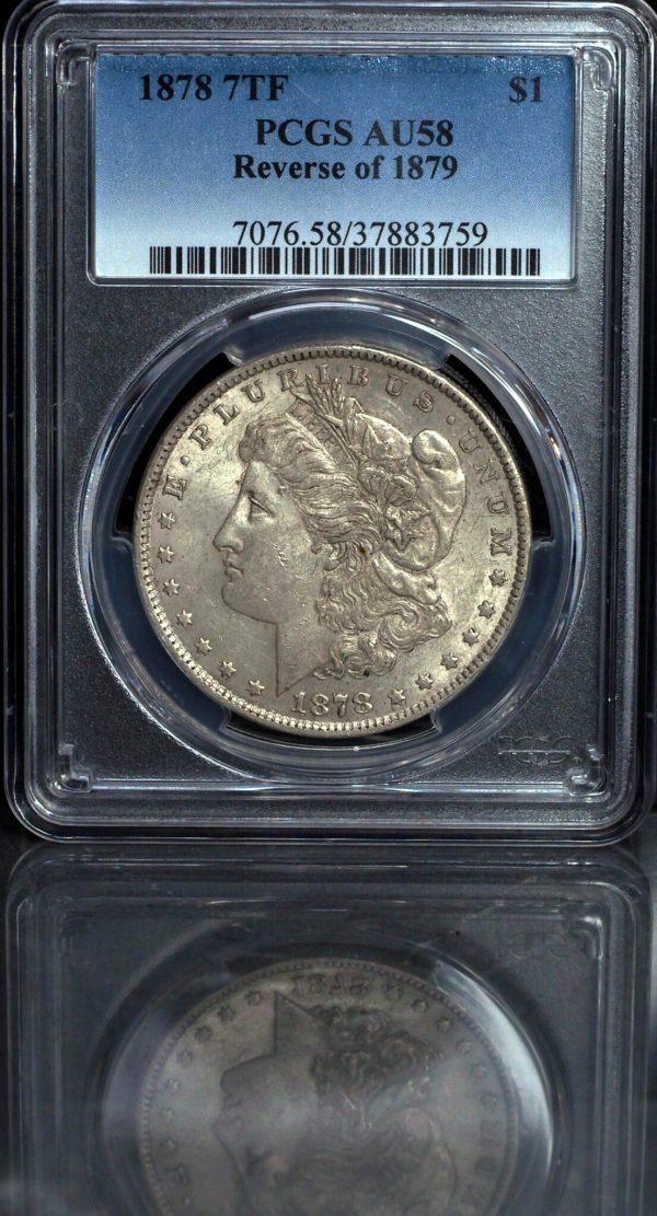 1878 7TF Morgan Silver Dollar rev 79
