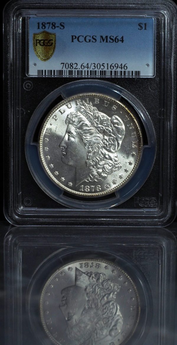 1878-S Morgan Dollar MS64 obv
