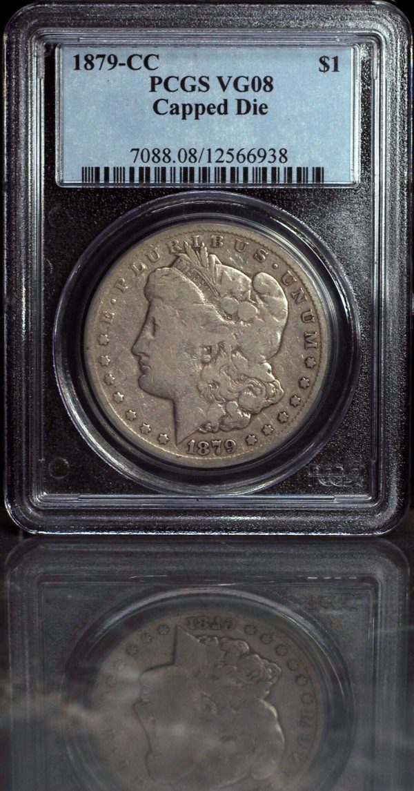 1879-cc Morgan Dollar VG08 obverse