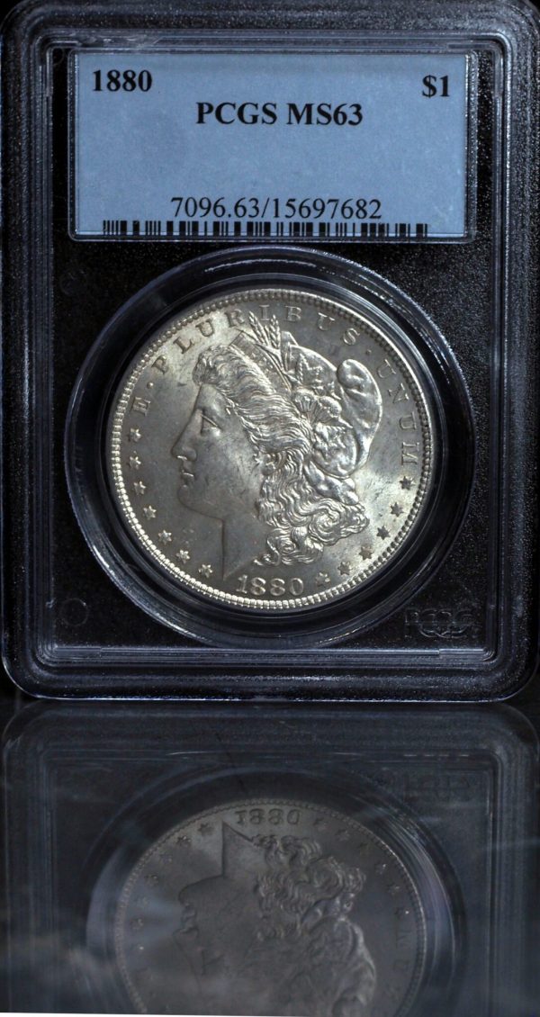 1880-P Morgan Silver Dollar MS63 obverse