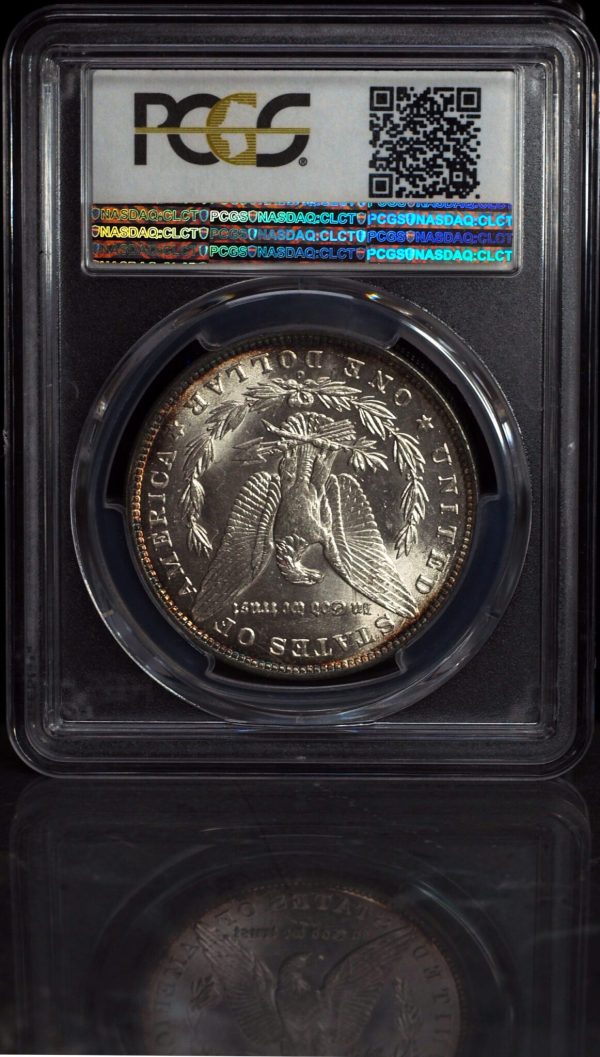 1880-O Morgan Silver Dollar MS62 Reverse