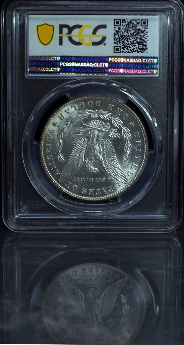 1881 Morgan Silver Dollar MS62 PCGS reverse