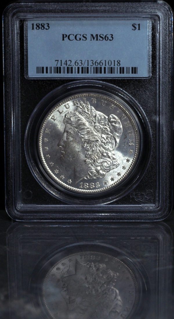 1883-P Morgan Silver Dollar MS63 PCGS obverse