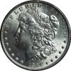 1884-P Morgan Silver Dollar MS62 PCGS Close up