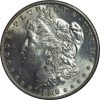 1886-S Morgan Silver Dollar MS62 PCGS close up