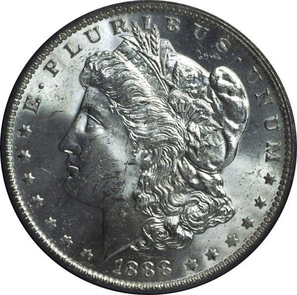 1888-O Morgan Silver Dollar MS63 PCGS obverse