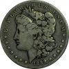 1889-CC Morgan Silver Dollar VG10 PCGS close up