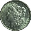 1889-O Morgan Silver Dollar AU55 PCGS VAM 2 Oval O close up