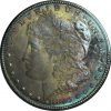 1880-S Morgan Silver Dollar MS64 PCGS close up
