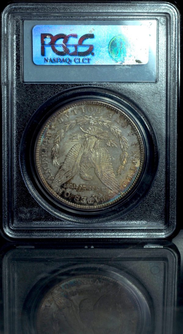1880-S Morgan Silver Dollar MS64 PCGS reverse