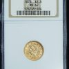 1878 $2.5 Gold Quarter Eagle Liberty Head MS62 NGC obverse