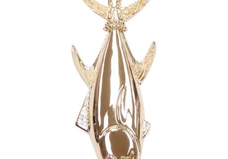 Hanging tuna fish pendant