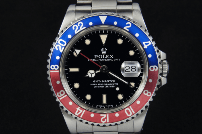 USED Rolex GMT with pepsi bezel