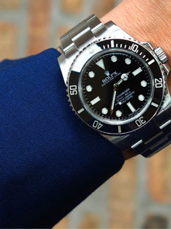 Preowned Rolex Submariner No Date black dial