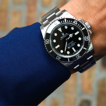 Preowned Rolex Submariner No Date black dial