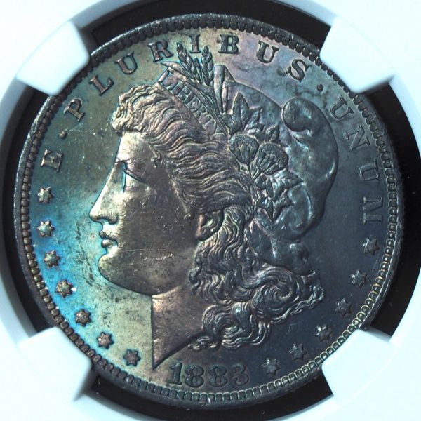 1883-O Morgan Dollar MS62 End Roll