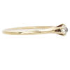 1900's .20ct Old Mine Diamond Solitaire Victorian Ring 14K Gold side