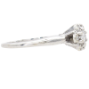 .27ctw Diamond Cluster Vintage Engagement Ring 14K side