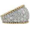 4.50ctw Diamond Dome Ring 18K Gold & Platinum Side