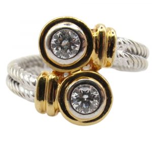 .40ctw Diamond Bypass Ring 14K