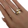 .40ctw Diamond Bypass Ring 14K hand