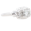 .45ctw Diamond Art Deco Engagement Ring 14K Gold side (1)