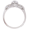 .46ctw Old European Diamond Art Deco Engagement Ring Platinum profile