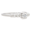 .46ctw Old European Diamond Art Deco Engagement Ring Platinum side (1)