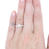 .46ctw Old European Diamond Art Deco Engagement Ring Platinum worn