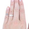 .65ctw Old European Diamond Art Deco Engagement Ring Platinum worn