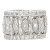 8.12ctw Marquise & Baguette Diamond Eternity Band Platinum (2)