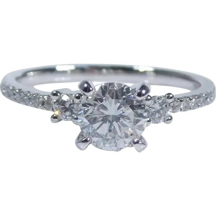 .99ctw Diamond Engagement Ring 14K Gold