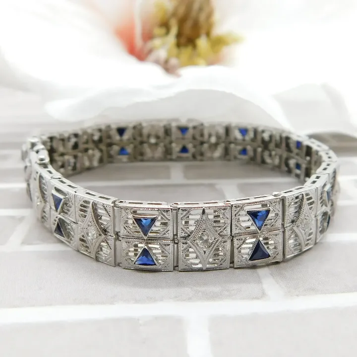 SuperJeweler 2 Carat Diamond Art Deco Bracelet, 7 Inches For Women -  Walmart.com