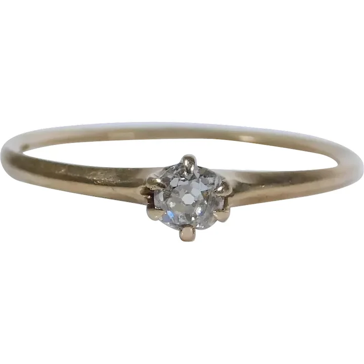 .20ct Diamond Solitaire Ring 14K Gold