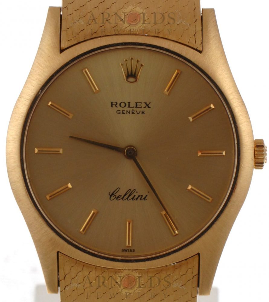 overlap lejer genetisk Buy Vintage Rolex Cellini Watch (1966) 18k Yellow Gold 3804 Online | Arnold  Jewelers