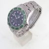 Pre-Owned 2007 Rolex Anniversary Submariner 40MM Watch With Black Maxi Index Dial And Green Bezel (The Kermit) With Oyster Band Model# 16610LV Right