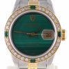 Pre-Owned Two Tone Rolex Datejust (1988) 69173 Front Close