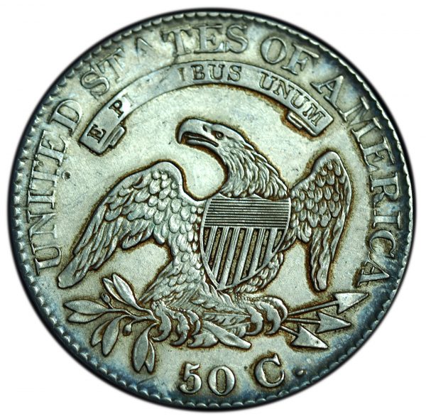 1825 Capped Bust Half Dollar AU (