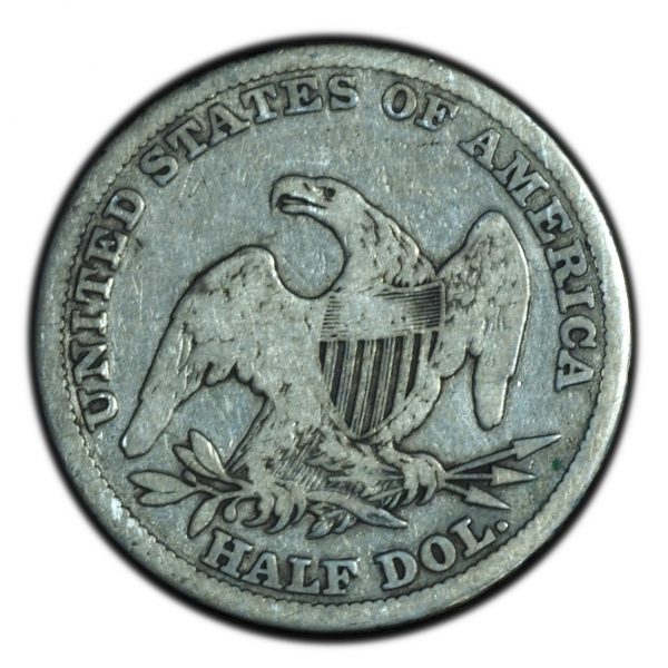 1838 Capped Bust Half Dollar VG