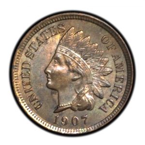 1907 Indian Head Penny Unc