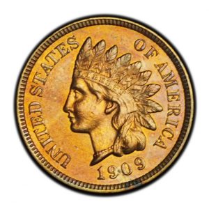 1909 Indian Head Penny Unc