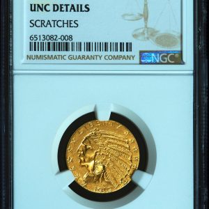 1912 $5 Indian UNC