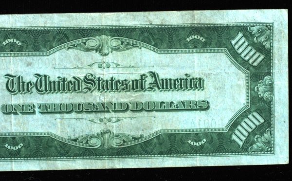 1934A $1000 VF