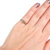 Diamond Promise Ring Hand
