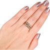Double Row Band Ring Hand