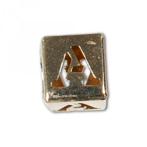 Letter A Charm Front