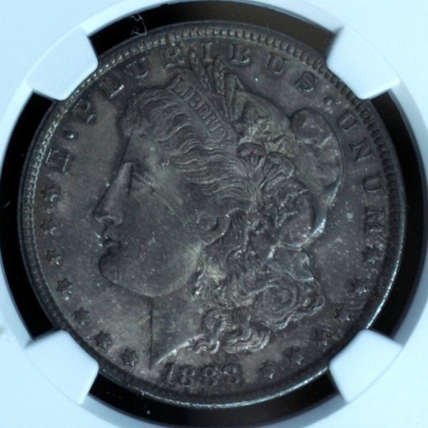 1888 Morgan Silver Dollar MS62 NGC